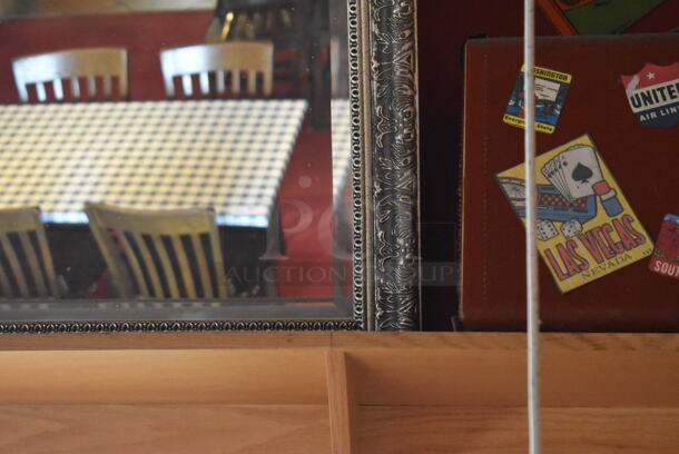Framed Mirror. BUYER MUST REMOVE. (Dining Room) - Image 3 of 3