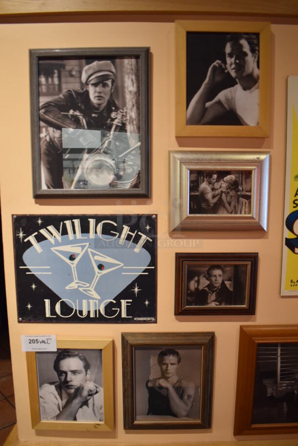 ALL ONE MONEY! Wall Lot of Various Pictures Including Superman, Audrey Hepburn and Batman. BUYER MUST REMOVE. (Side Dining Room) - Image 2 of 7