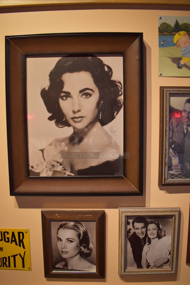 ALL ONE MONEY! Wall Lot of Various Pictures Including Superman, Audrey Hepburn and Batman. BUYER MUST REMOVE. (Side Dining Room) - Image 5 of 7