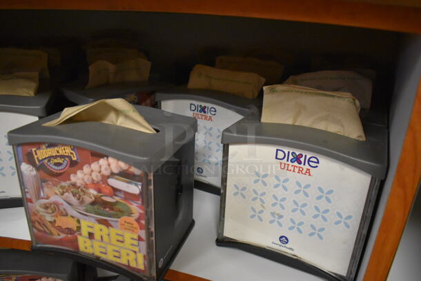 25 Dixie Gray and Black Poly Napkin Dispensers. 25 Times Your Bid! (Front Kitchen) - Image 2 of 3