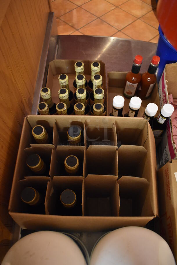 ALL ONE MONEY! Lot of Various Products Including Sugar Packets, Malt Vinegar Bottles and To Go Containers. (Front Kitchen)  - Image 2 of 6