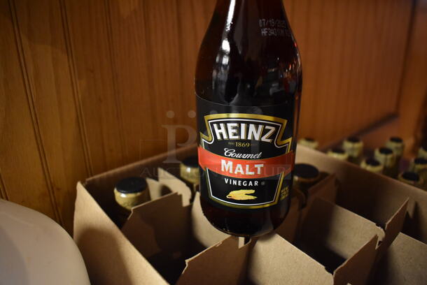 ALL ONE MONEY! Lot of Various Products Including Sugar Packets, Malt Vinegar Bottles and To Go Containers. (Front Kitchen)  - Image 3 of 6