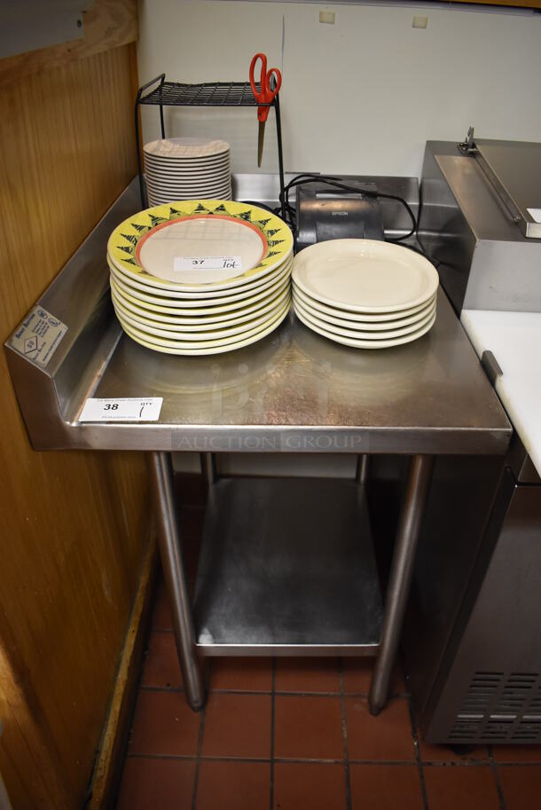 Stainless Steel Commercial Table w/ Back Splash, Side Splash and Under Shelf. (Front Kitchen) - Image 2 of 5