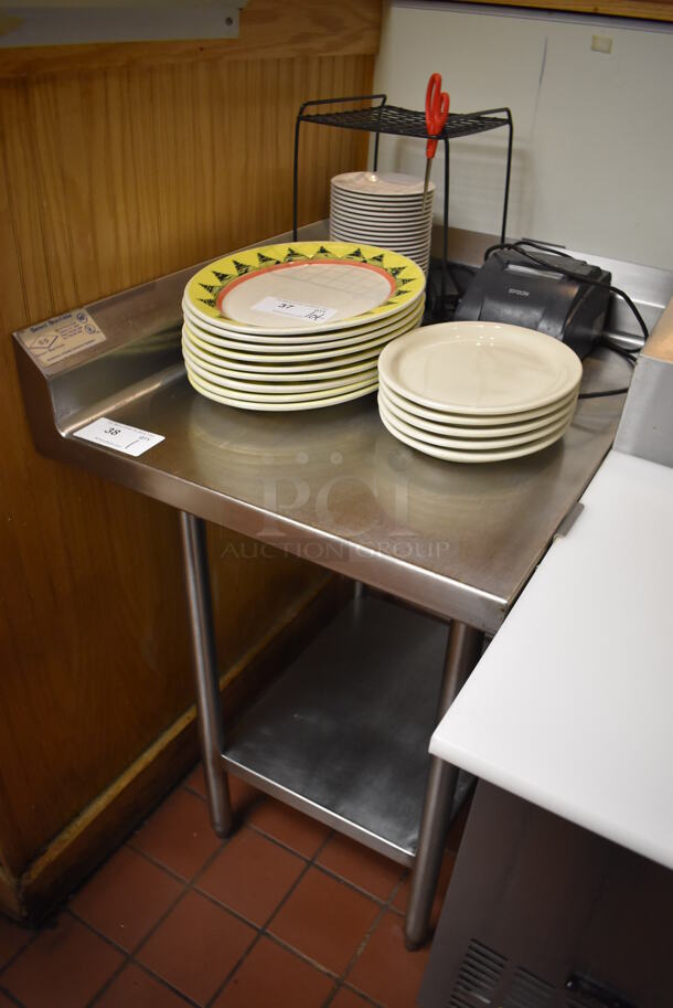 Stainless Steel Commercial Table w/ Back Splash, Side Splash and Under Shelf. (Front Kitchen) - Image 3 of 5
