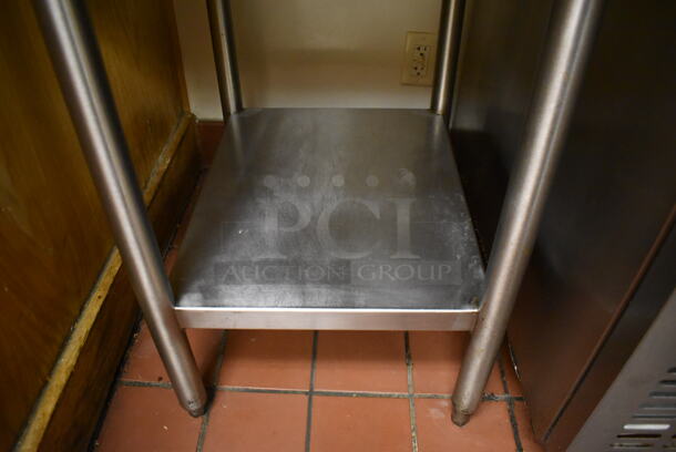 Stainless Steel Commercial Table w/ Back Splash, Side Splash and Under Shelf. (Front Kitchen) - Image 5 of 5