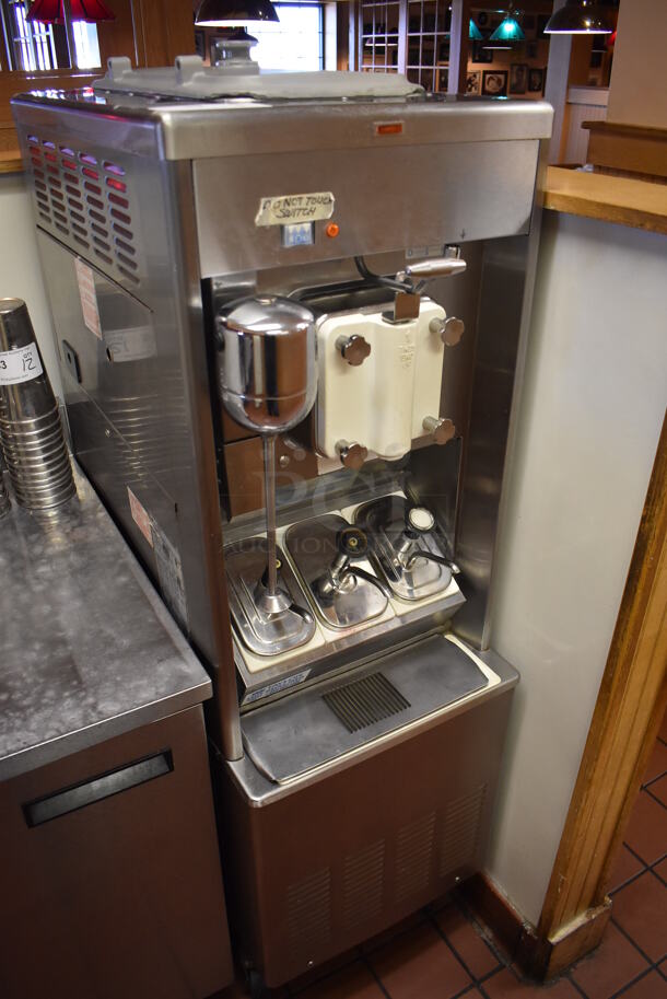 Taylor 441-27 Stainless Steel Commercial Floor Style Air Cooled Single Flavor Shake Freezer on Commercial Casters. 208-230 Volts, 1 Phase. Unit Was In Working Condition When Restaurant Closed. (Front Kitchen) - Image 2 of 9
