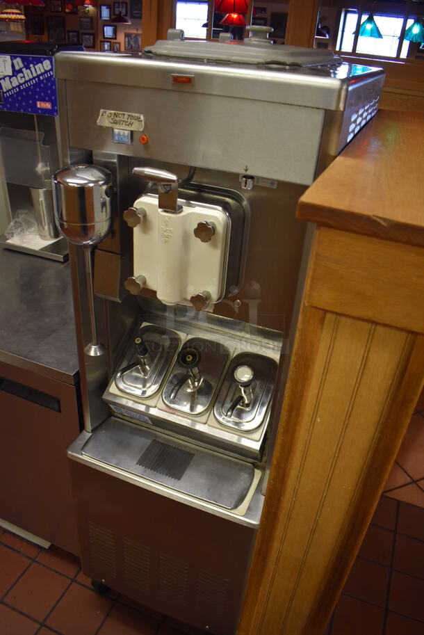 Taylor 441-27 Stainless Steel Commercial Floor Style Air Cooled Single Flavor Shake Freezer on Commercial Casters. 208-230 Volts, 1 Phase. Unit Was In Working Condition When Restaurant Closed. (Front Kitchen) - Image 9 of 9