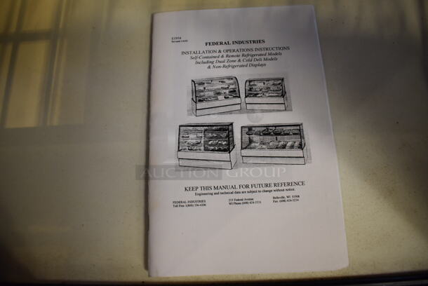 Federal Industries SGD3648 Metal Commercial Floor Style Dry Bakery Display Case Merchandiser. 120 Volts, 1 Phase. Unit Was In Working Condition When Restaurant Closed. (Front Kitchen) - Image 7 of 8