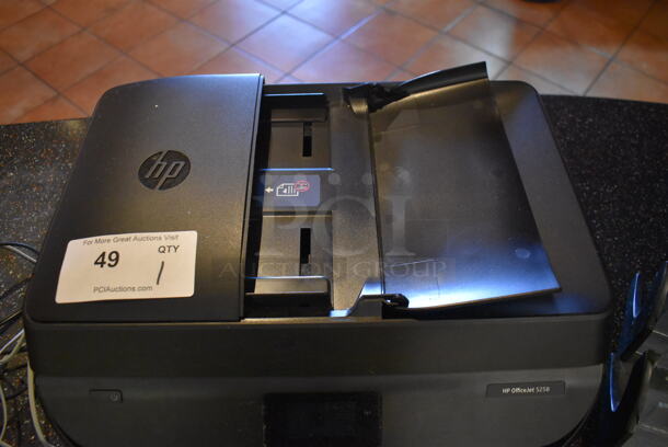 HP OfficeJet 5258 Metal Countertop Scanner Copier Printer. (Front Kitchen) - Image 4 of 5