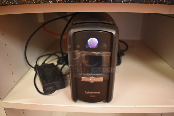 ALL ONE MONEY! Lot of Posiflex XT-3000 15" POS Monitor w/ CyberPower 1000VA UPS, Epson M129H Receipt Printer and Metal Cash Drawer. Unit Was In Working Condition When Restaurant Closed. (Front Kitchen) - Image 2 of 9