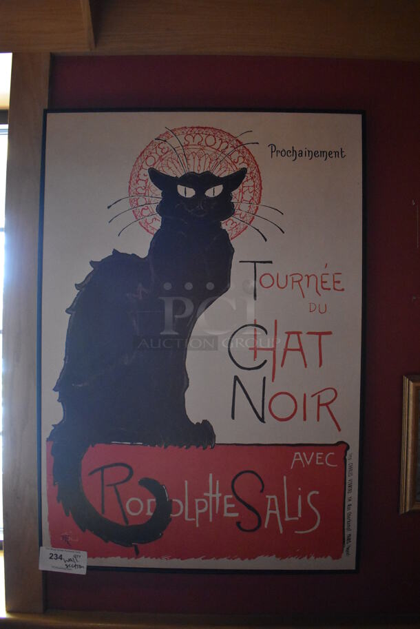 ALL ONE MONEY! Wall Lot of Various Pictures Including tournee Cat and Actors. BUYER MUST REMOVE. (Party Dining Room) - Image 2 of 4