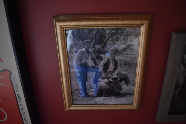 ALL ONE MONEY! Wall Lot of Various Pictures Including tournee Cat and Actors. BUYER MUST REMOVE. (Party Dining Room) - Image 4 of 4