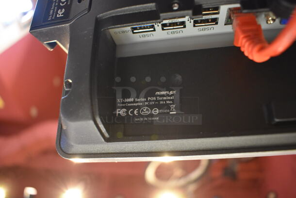 ALL ONE MONEY! Lot of Posiflex XT-3000 15" POS Monitor w/ CyberPower 1000VA UPS, Epson M129H Receipt Printer and Metal Cash Drawer. Unit Was In Working Condition When Restaurant Closed. (Front Kitchen) - Image 8 of 9