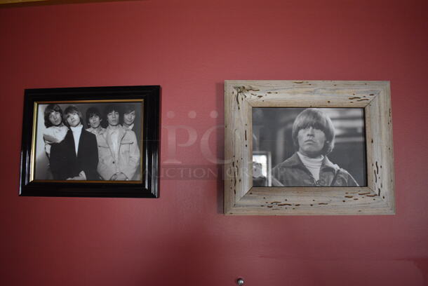 ALL ONE MONEY! Wall Lot of Various Pictures Including Audrey Hepburn, Elvis and Rolling Stones. BUYER MUST REMOVE. (Party Dining Room) - Image 4 of 7