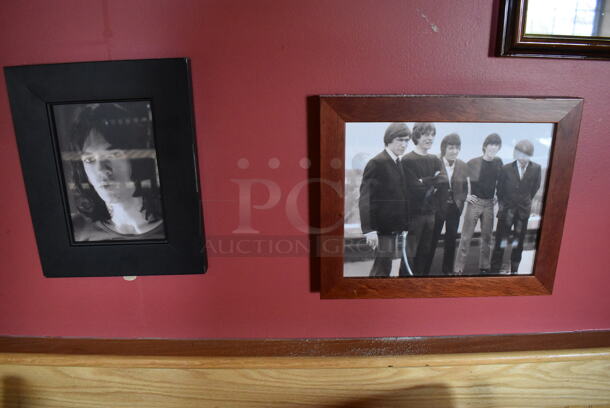 ALL ONE MONEY! Wall Lot of Various Pictures Including Audrey Hepburn, Elvis and Rolling Stones. BUYER MUST REMOVE. (Party Dining Room) - Image 5 of 7