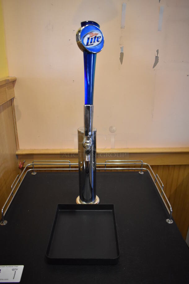 Summit Metal Commercial Direct Draw Kegerator w/ Miller Lite Beer Tap Handle on Commercial Casters. 115 Volts, 1 Phase. Unit Was In Working Condition When Restaurant Closed. (Front Kitchen) - Image 4 of 8