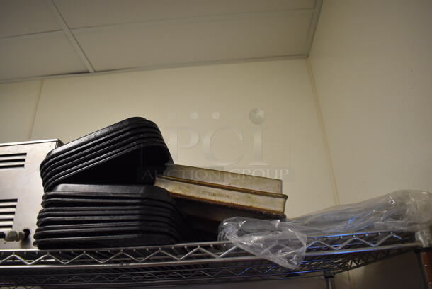 ALL ONE MONEY! Tier Lot of Various Items Including White Ice Bucket, Food Warmer and Black Poly Trays. (Kitchen) - Image 3 of 4