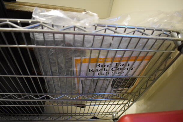 ALL ONE MONEY! Tier Lot of Various Items Including White Ice Bucket, Food Warmer and Black Poly Trays. (Kitchen) - Image 4 of 4