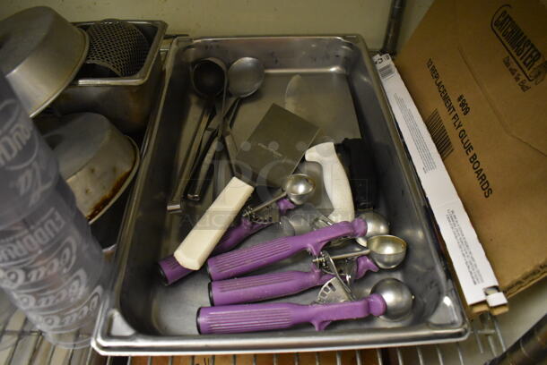 ALL ONE MONEY! Tier Lot of Various Items Including Utensils, Metal Lids and Poly Beverage Tumblers. (Kitchen) - Image 6 of 6