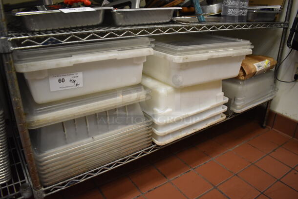 ALL ONE MONEY! Tier Lot of Various Items Including Poly Bins. (Kitchen)