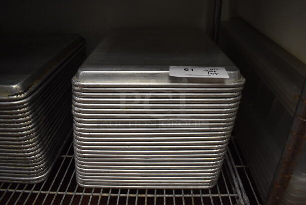 ALL ONE MONEY! Tier Lot of Various Items Including Half and Full Metal Baking Pans. 13x18x1, 18x26x1. (Kitchen) - Image 2 of 4