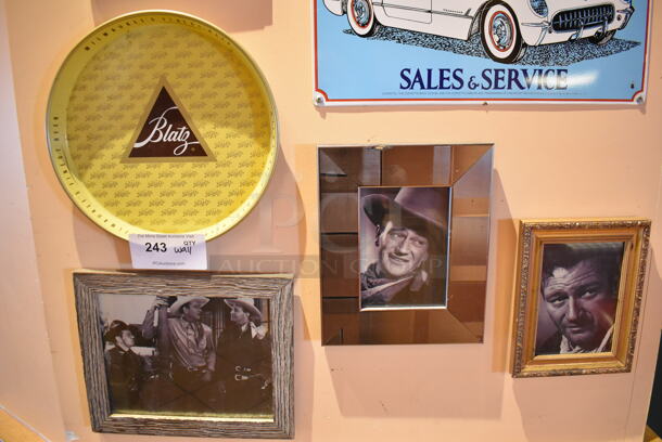 ALL ONE MONEY! Wall Lot of Various Pictures Including Elvis and Corvette. BUYER MUST REMOVE. (Side Dining Room) - Image 4 of 5