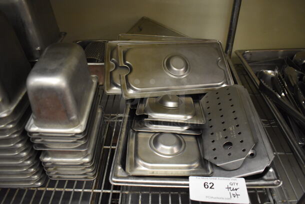 ALL ONE MONEY! Tier Lot of Various Items Including Stainless Steel Drop In Bins and Lids. (Kitchen) - Image 2 of 5