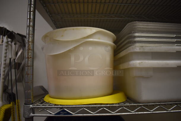 ALL ONE MONEY! Tier Lot of Various Items Including Poly Bins. (Kitchen) - Image 3 of 3