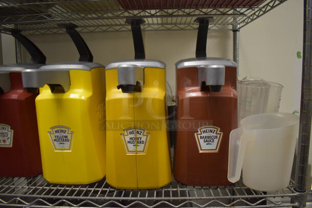 ALL ONE MONEY! Tier Lot of Various Items Including Condiment Dispensers and Poly Pitchers. (Kitchen) - Image 2 of 4