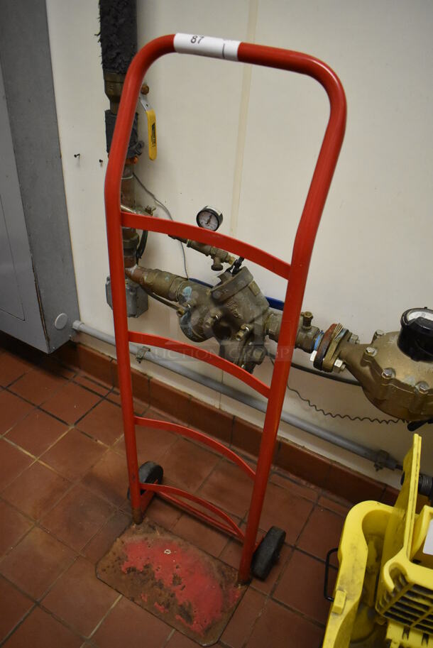 Red Metal Furniture Dolly. (Kitchen) - Image 2 of 4