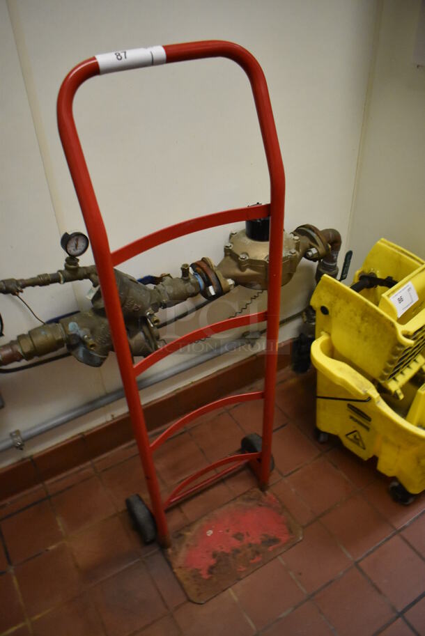 Red Metal Furniture Dolly. (Kitchen) - Image 3 of 4
