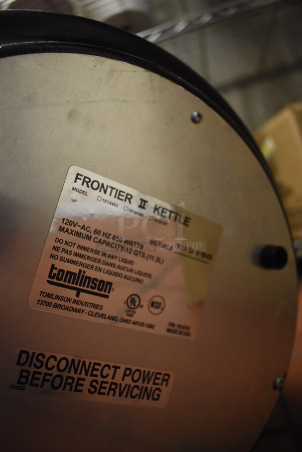 IN ORIGINAL BOX! Frontier II Metal Commercial Countertop Soup Kettle Food Warmer. 120 Volts, 1 Phase. Unit Was In Working Condition When Restaurant Closed. (Kitchen) - Image 5 of 7