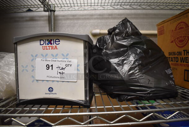 ALL ONE MONEY! Tier Lot of Various Items Including Light Bulbs, Napkin Dispenser and Poly Bucket. (Kitchen) - Image 2 of 6