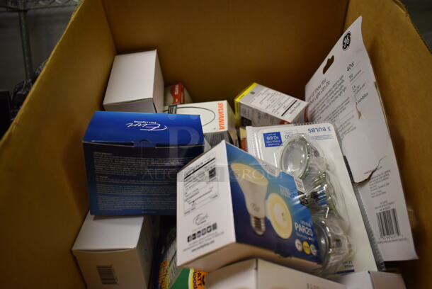 ALL ONE MONEY! Tier Lot of Various Items Including Light Bulbs, Napkin Dispenser and Poly Bucket. (Kitchen) - Image 5 of 6