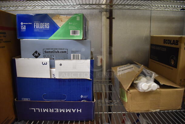 ALL ONE MONEY! Tier Lot of Various Items Including Paper Products and Hand Sanitizer Jugs. (Kitchen) - Image 3 of 6