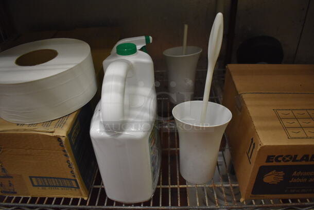 ALL ONE MONEY! Tier Lot of Various Items Including Toilet Paper and Soap. (Kitchen) - Image 3 of 4