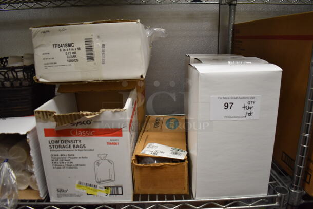 ALL ONE MONEY! Tier Lot of Various Items Including Paper Products, Bags, Portion Cups and Baskets. (Kitchen) - Image 2 of 5