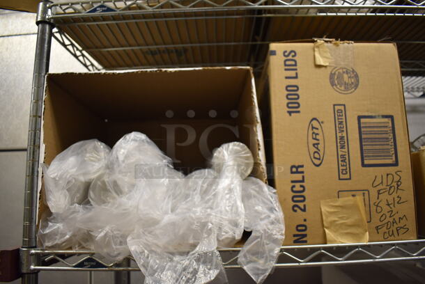 ALL ONE MONEY! Tier Lot of Various Items Including Paper Products, Lids and Mason Drinking Jars. (Kitchen) - Image 3 of 4