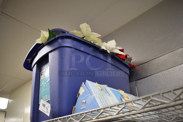 ALL ONE MONEY! Tier Lot of Various Items Including Decorations for Christmas. (Kitchen) - Image 2 of 3