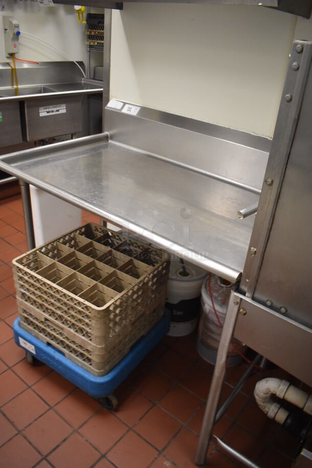 Stainless Steel Commercial Left Side Clean Side Dishwasher Table. BUYER MUST REMOVE. (Kitchen) - Image 3 of 3