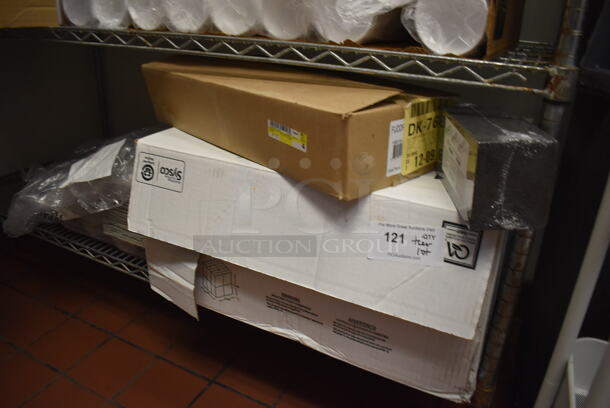 ALL ONE MONEY! Tier Lot of Various Items Including Disposable To Go Containers and Grill Brick. (Kitchen) - Image 1 of 6