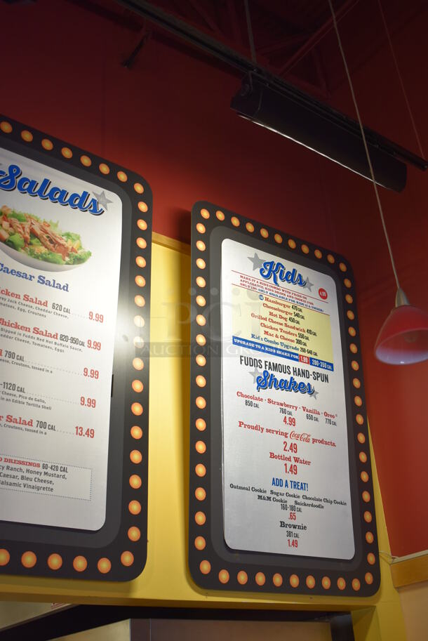 ALL ONE MONEY! Lot of 3 Menu Board Signs. Does Not Include Metal Frames. (Lobby) - Image 4 of 5
