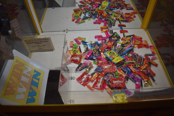 Coast to Coast Entertainment Metal Commercial Floor Style Claw Machine Arcade Game on Commercial Casters. Unit Was In Working Condition When Restaurant Closed. BUYER MUST REMOVE. (Lobby)  - Image 4 of 11