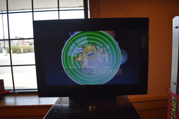 Lumini Metal Commercial Floor Style Glow Toy Vending Machine w/ Cash Acceptor. Comes w/ Box of Extra Toys. 110 Volts, 1 Phase. Unit Was In Working Condition When Restaurant Closed. BUYER MUST REMOVE. (Dining Room) - Image 5 of 9