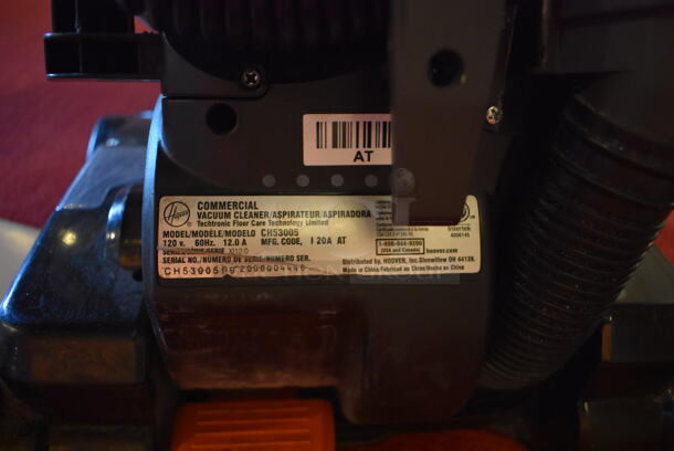 Hoover CH53005 Lightweight Vacuum Cleaner. 115 Volts, 1 Phase. Unit Was In Working Condition When Restaurant Closed. (Dining Room) - Image 6 of 7