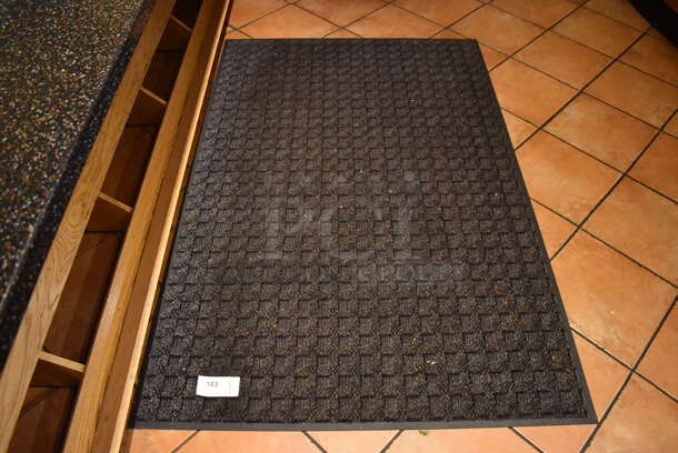 Black Floor Mat. (Dining Room)