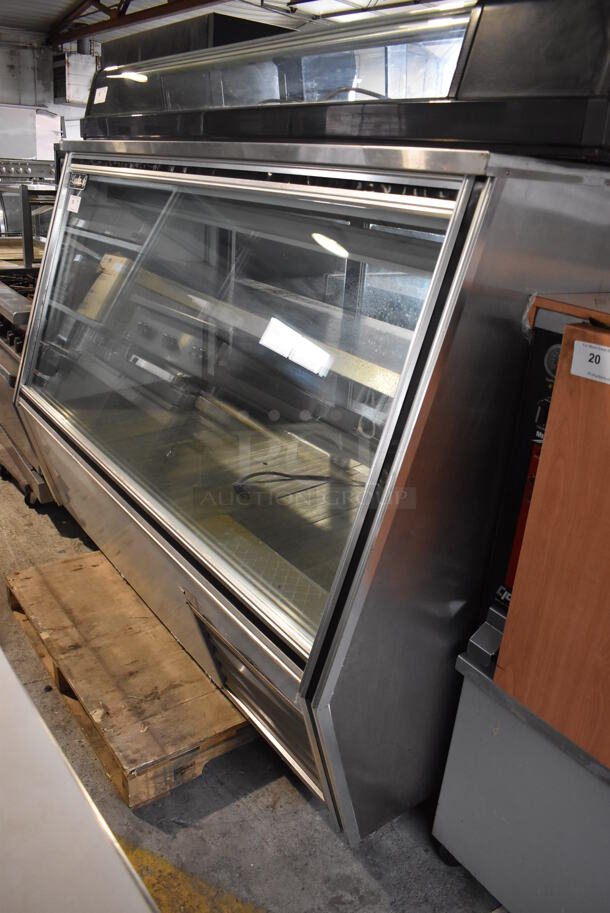 2012 Leader HDL72 S/C Stainless Steel Commercial Floor Style Deli Display Case Merchandiser. 115 Volts, 1 Phase. 72x34x53. Tested and Working!