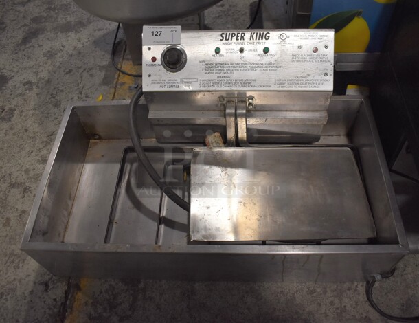 Super King 8088 Stainless Steel Commercial Funnel Cake Fryer. 208/240 Volts, 1 Phase. 35x22x15 - Image 1 of 6