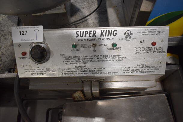 Super King 8088 Stainless Steel Commercial Funnel Cake Fryer. 208/240 Volts, 1 Phase. 35x22x15 - Image 2 of 6