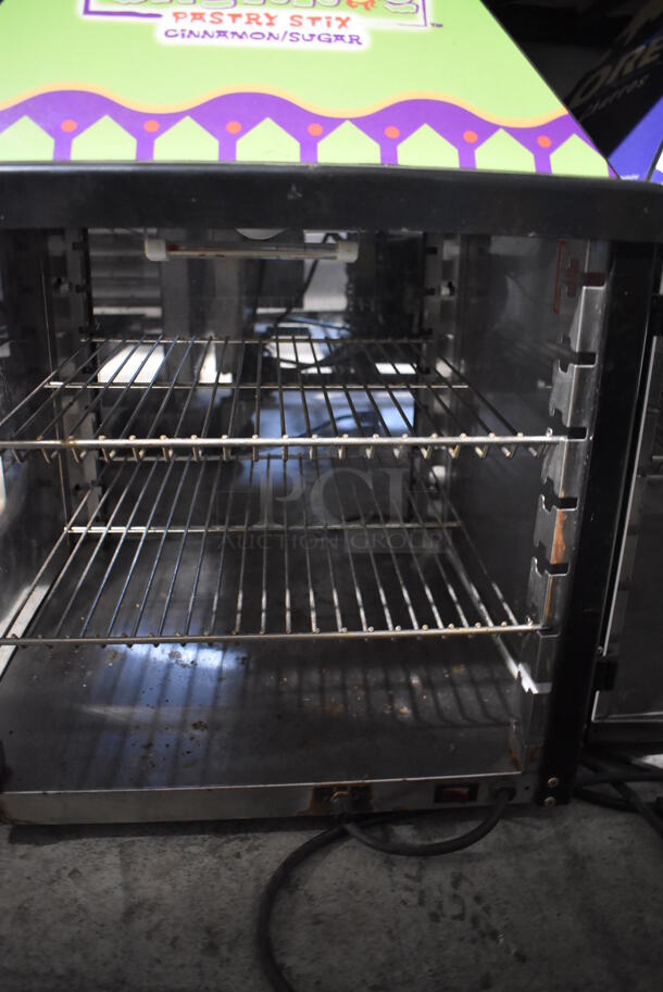J&J Snack Foods JJ690-16 Metal Commercial Countertop Warming Display Case Merchandiser. 120 Volts, 1 Phase. 17.5x17.5x25. Tested and Working! - Image 4 of 4